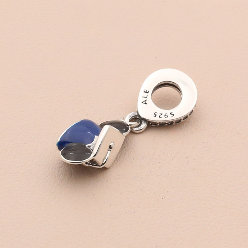 Pandora  Mickey Mouse Graduation Ear Hat Silver Charm