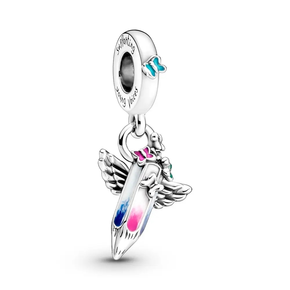 Pandora  Dreams Of The Future Crayon Dangle Charm Gift Bag ALE S925