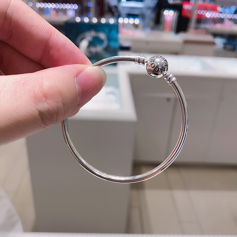 Pandora August Birthstone Charm Eternity Circle Bangle Gift Set Gift bag