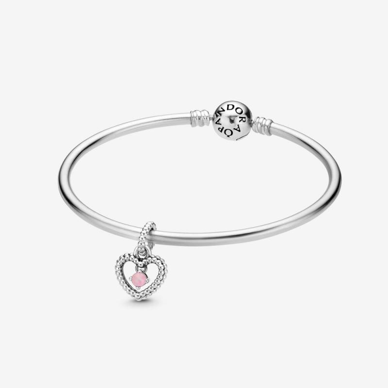 October Birthstone Bangle Gift Set Gift bag ALE925