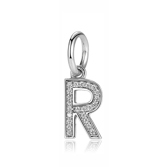 Pandora Sterling Silver Letter R Initial Dangle Charm