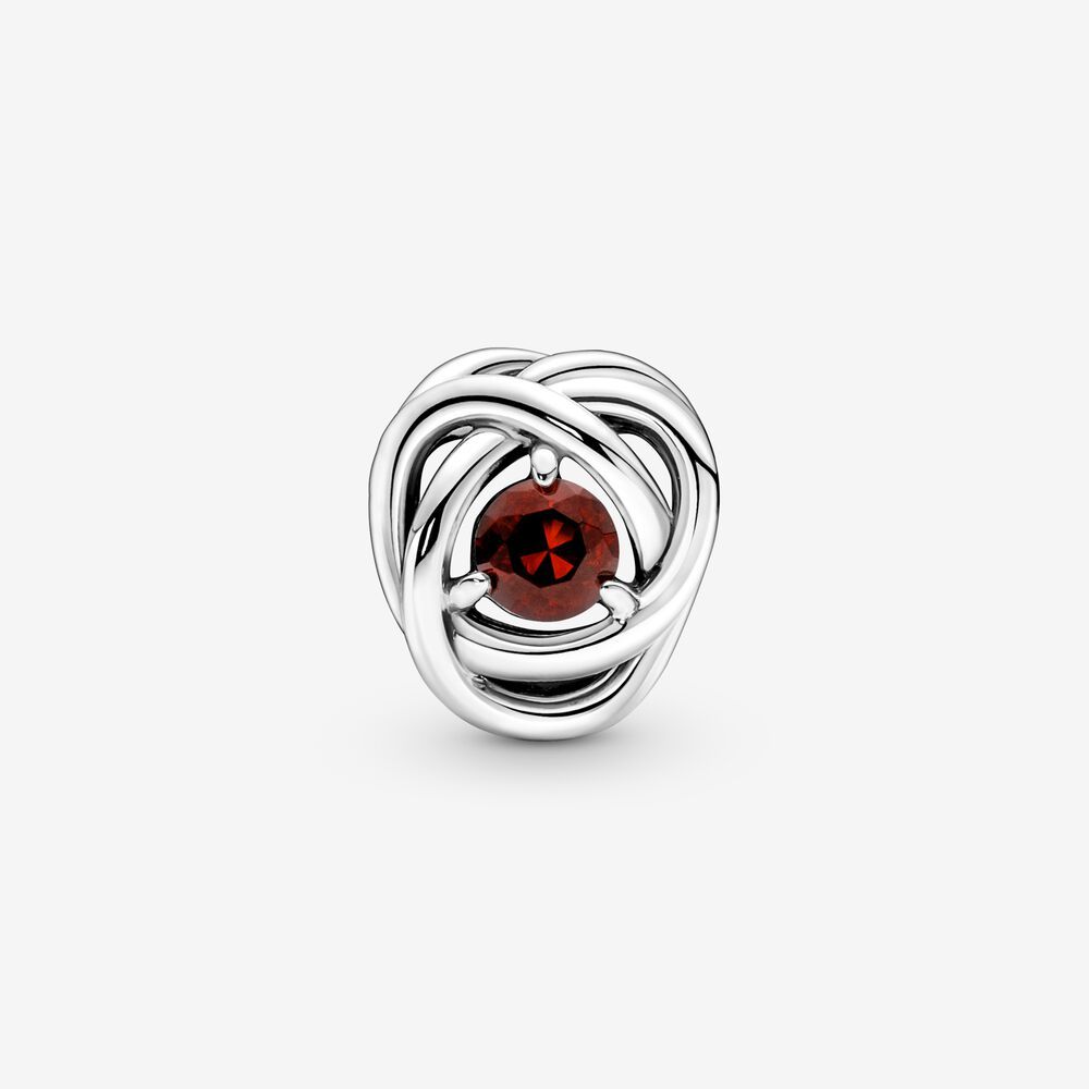 Pandora  January Birthstone Eternity Circle Charm S925 ALE   Gift bag