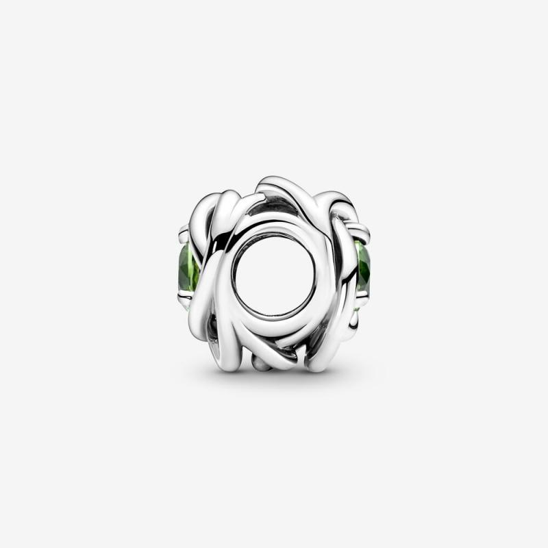 Pandora August Birthstone Eternity Circle Charm S925 ALE   Gift bag