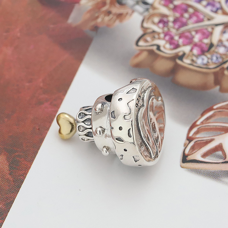 Pandora Sterling Silver  Celebration Cake Bead