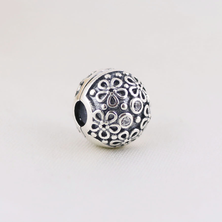 Pandora Daisy Flower Clip Charm ALE S925