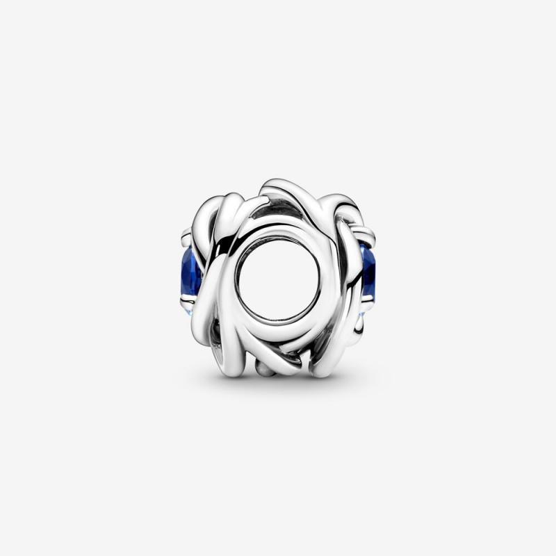Pandora September Birthstone Eternity Circle Charm S925 ALE   Gift bag
