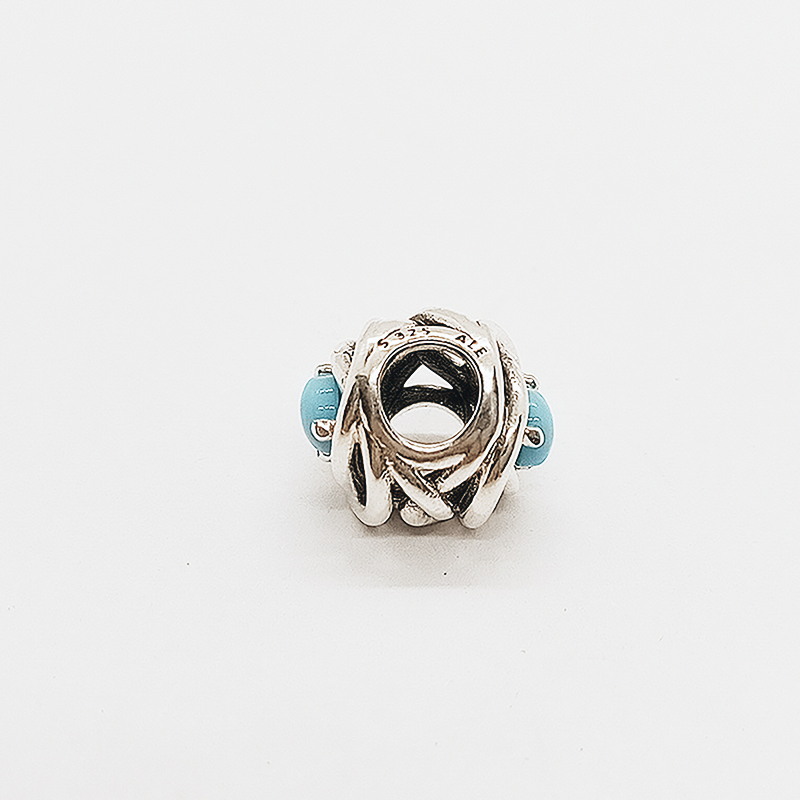 Pandora December Birthstone Eternity Circle Charm S925 ALE   Gift bag
