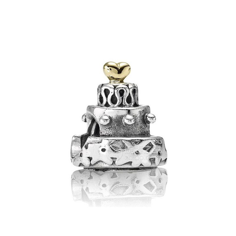 Pandora Sterling Silver  Celebration Cake Bead