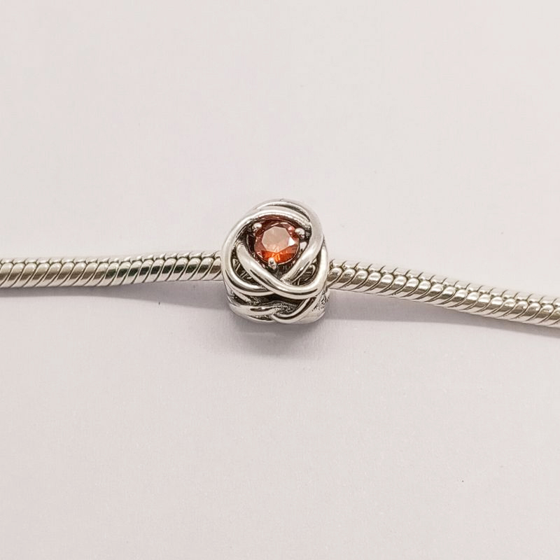 Pandora July Birthstone Eternity Circle Charm S925 ALE   Gift bag