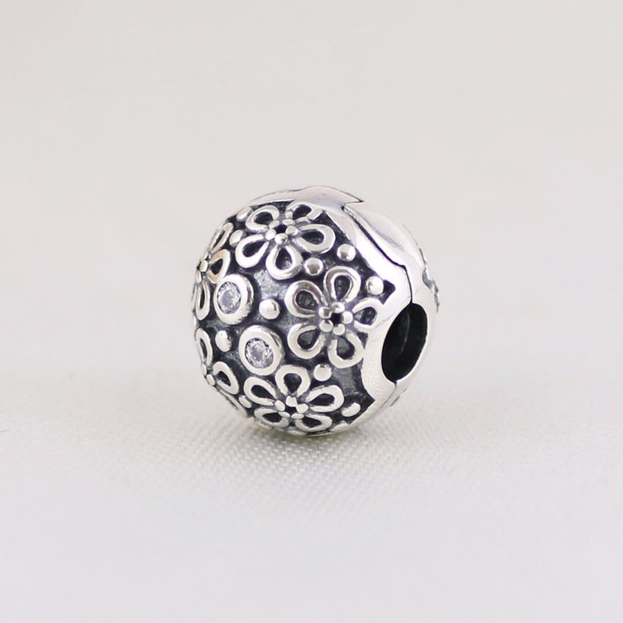Pandora Daisy Flower Clip Charm ALE S925