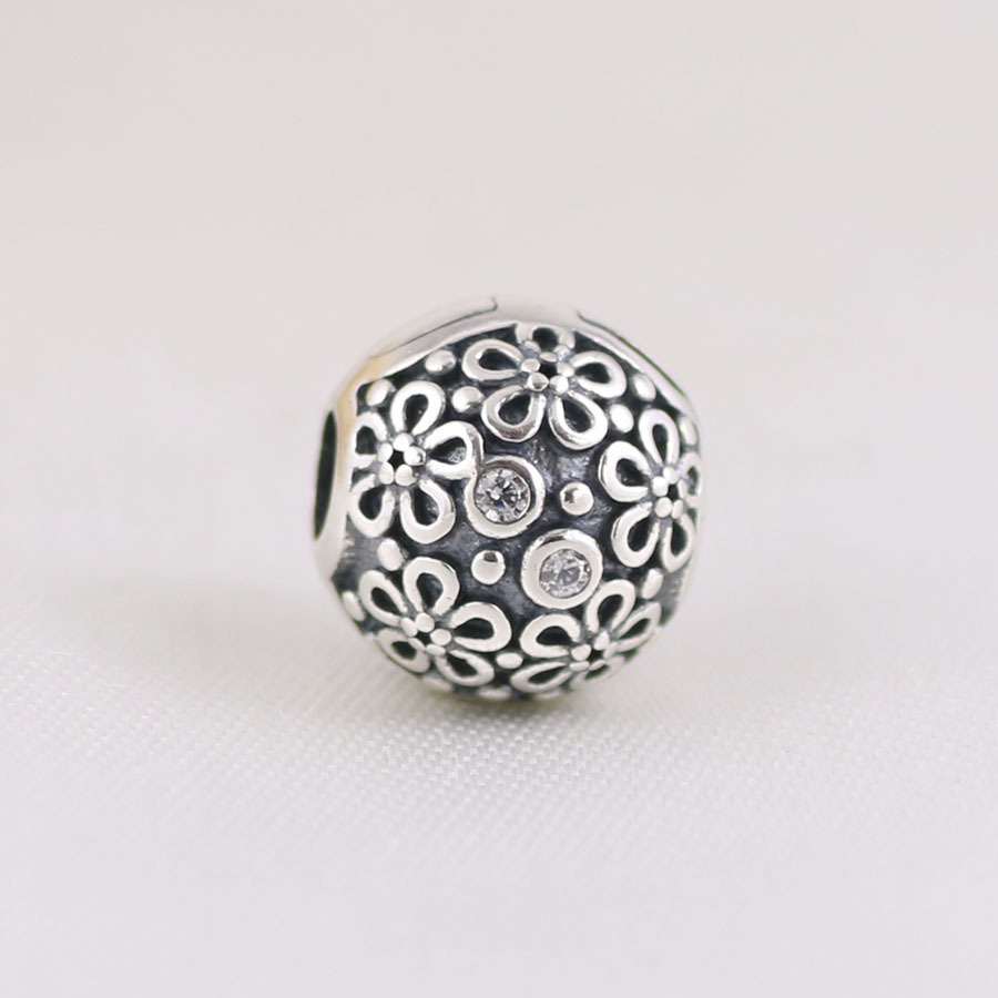 Pandora Daisy Flower Clip Charm ALE S925