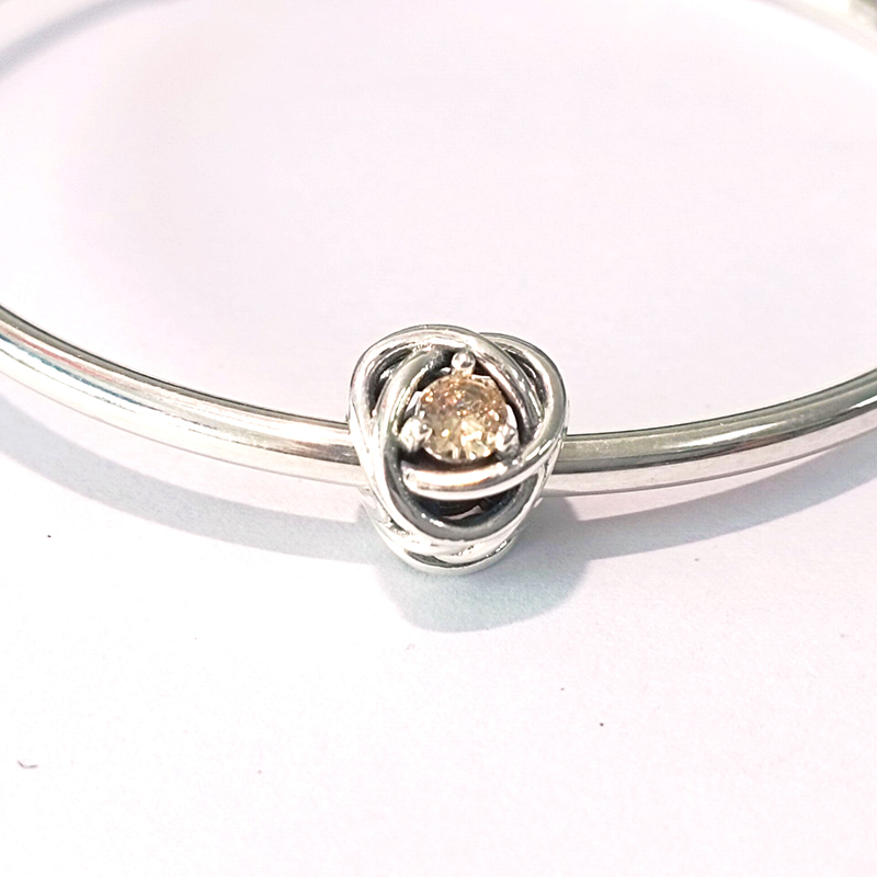 Pandora November Birthstone Eternity Circle Charm S925 ALE   Gift bag