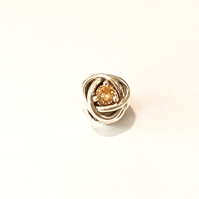 Pandora November Birthstone Eternity Circle Charm S925 ALE   Gift bag