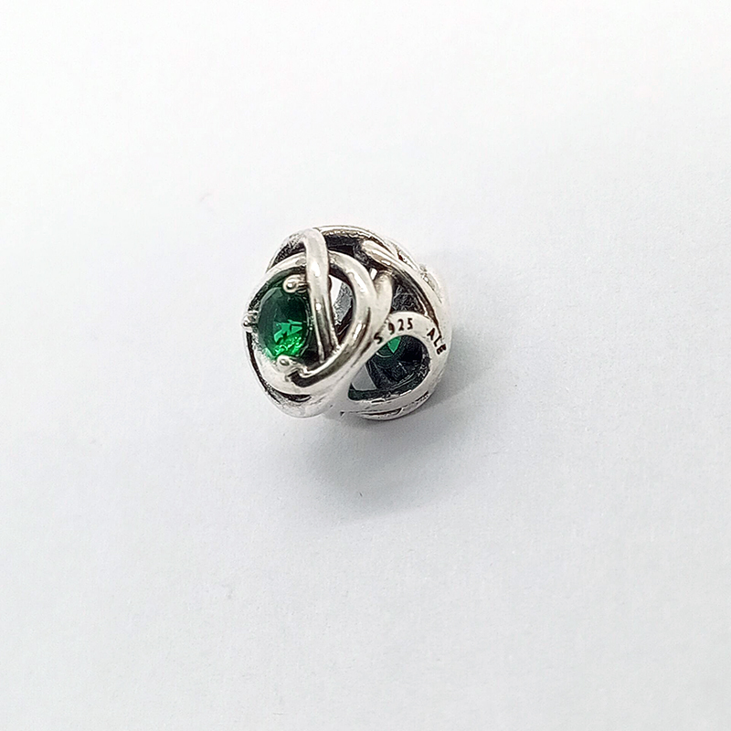 Pandora May Birthstone Eternity Circle Charm S925 ALE   Gift bag