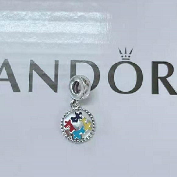 Pandora Dangle Charm Jigsaw Puzzle Piece Gift bag