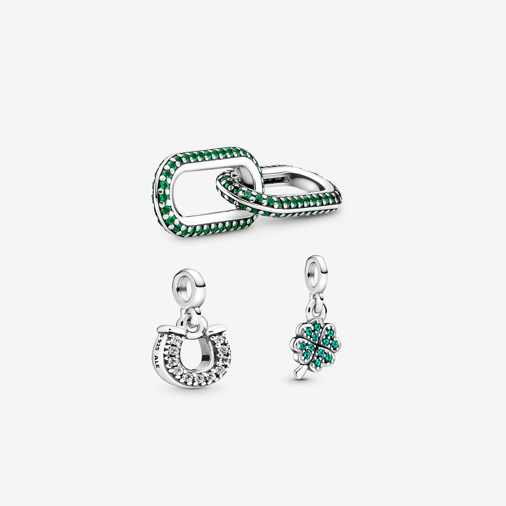 Pandora ME Lucky Styling Accents Trio Mini Dangle S925 ALE