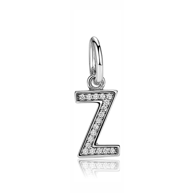 Pandora Sterling Silver Letter Z Initial Dangle Charm
