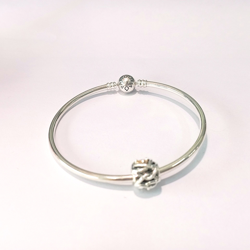 Pandora November Birthstone Charm Eternity Circle Bangle Gift Set Gift bag ALE