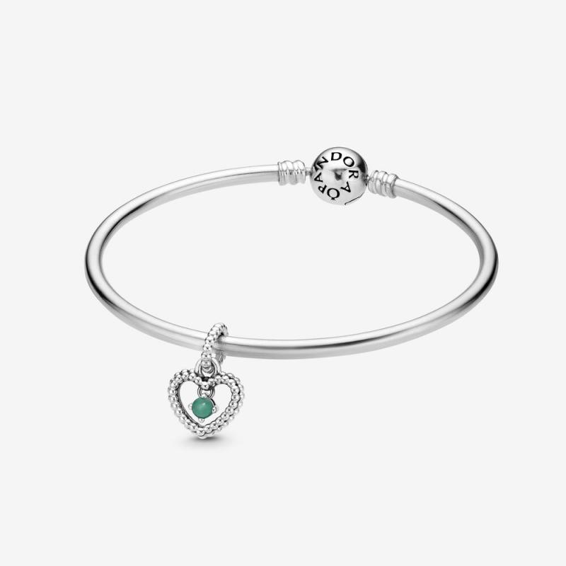May Birthstone Bangle Gift Set Gift bag ALE925