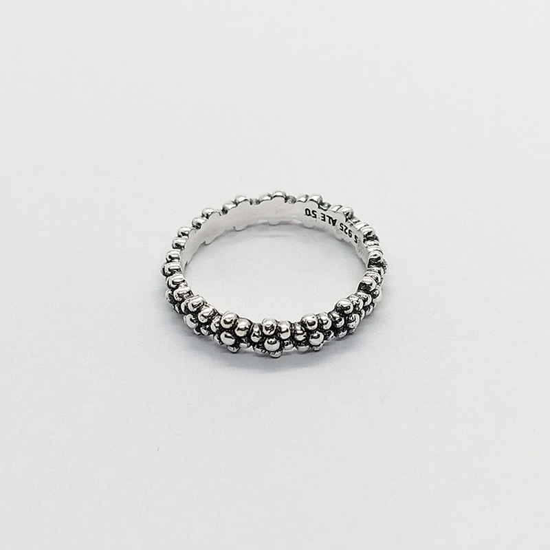 Pandora Small Bubble Stack Ring Size  Ale 925 Gift Bag