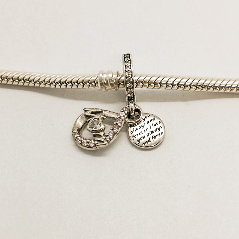 Pandora Mum Infinity Dangle Charm ALE S925 Gift bag