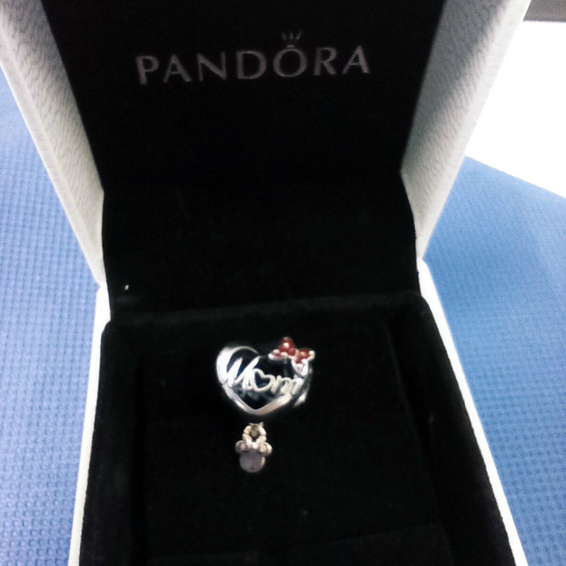Pandora Sterling Silver ALE 925 Minnie Love Mum Heart
