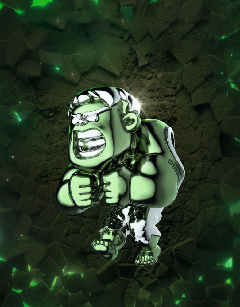 PANDORA 925 Marvel The Avengers Hulk Smash Charm