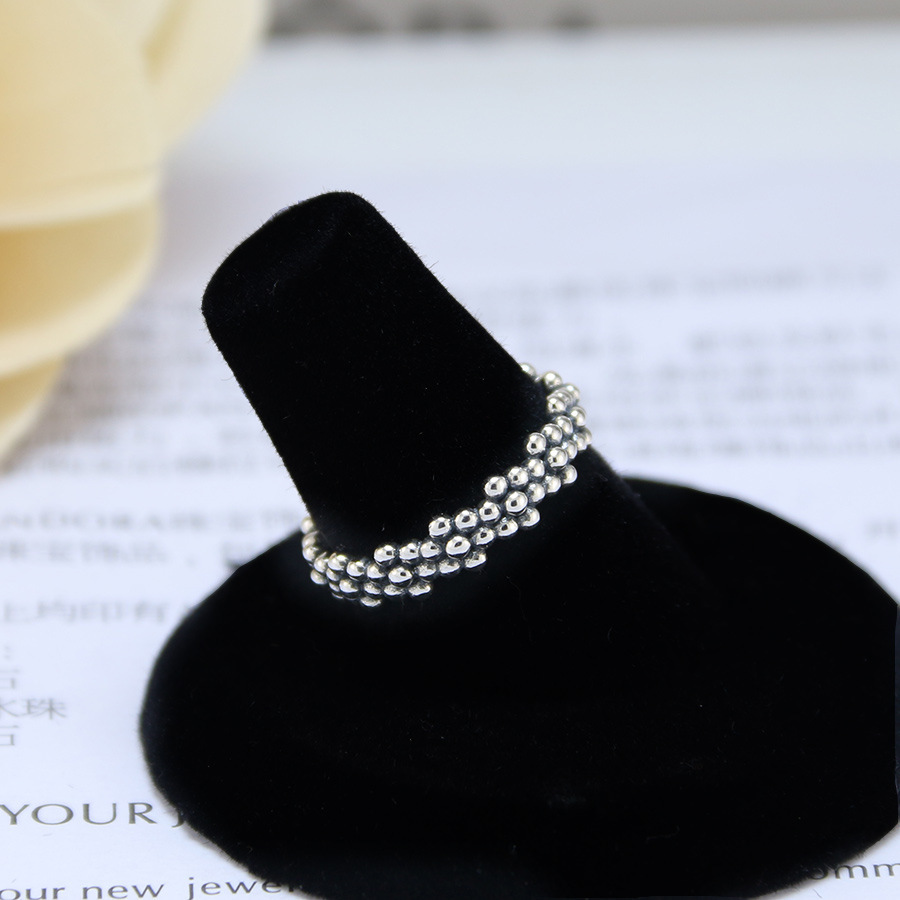 Pandora Small Bubble Stack Ring Size  Ale 925 Gift Bag
