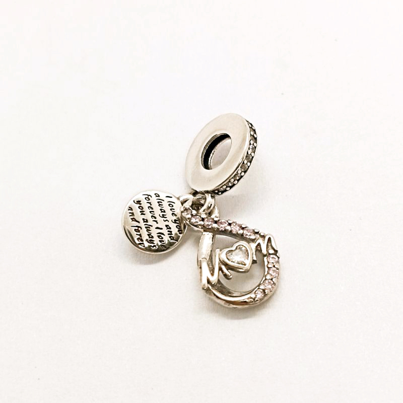 Pandora Mum Infinity Dangle Charm ALE S925 Gift bag