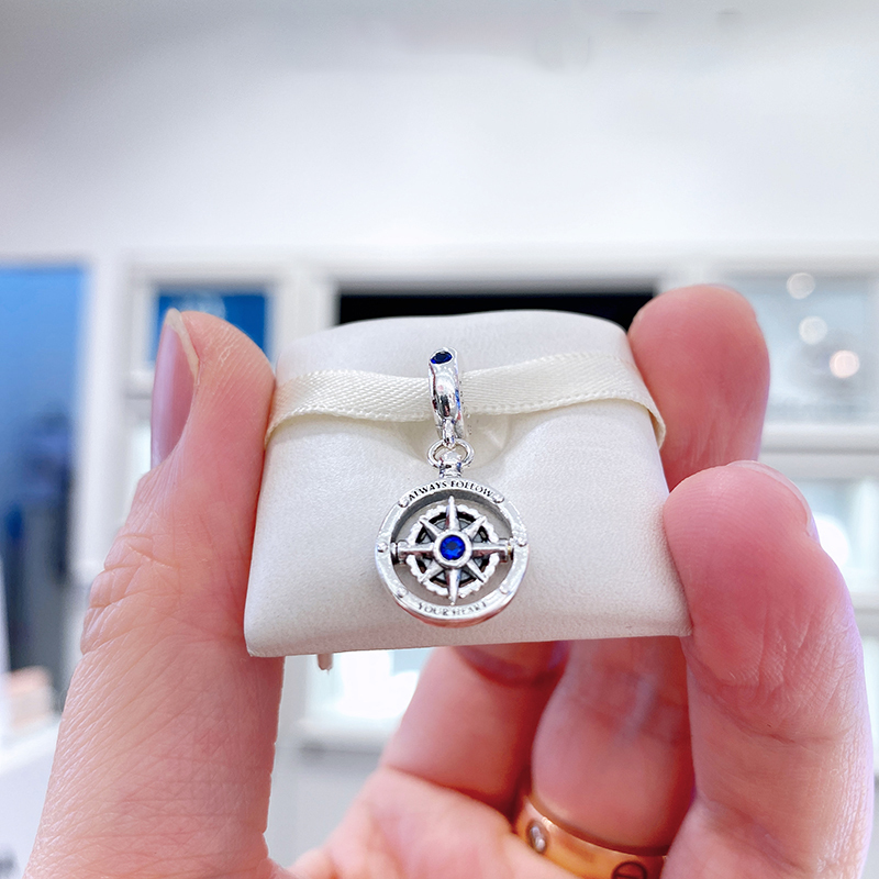 Pandora  Spinning Compass Dangle Charm Gift bag