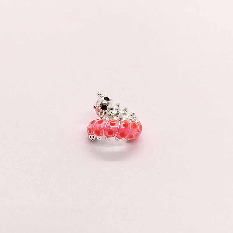 Suesse Eingerollte Raupe Charm PANDORA Charm