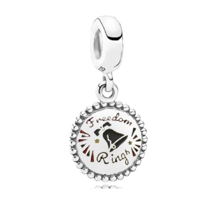 Pandora Charm Pendant Sterling Silver ALE S925 FREEDOM RINGH
