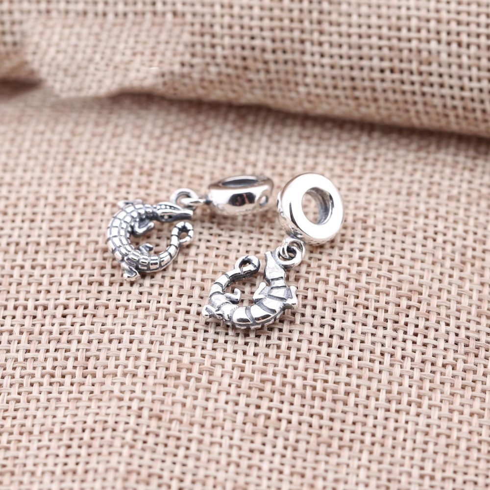 Pandora Sterling Silver Alligator Charm Dangle