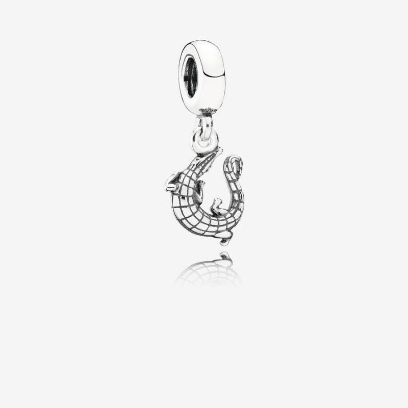 Pandora Sterling Silver Alligator Charm Dangle