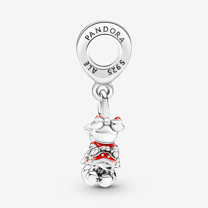 Pandora   Mickey  Minnie Kissing Dangle Charm S925 ALE