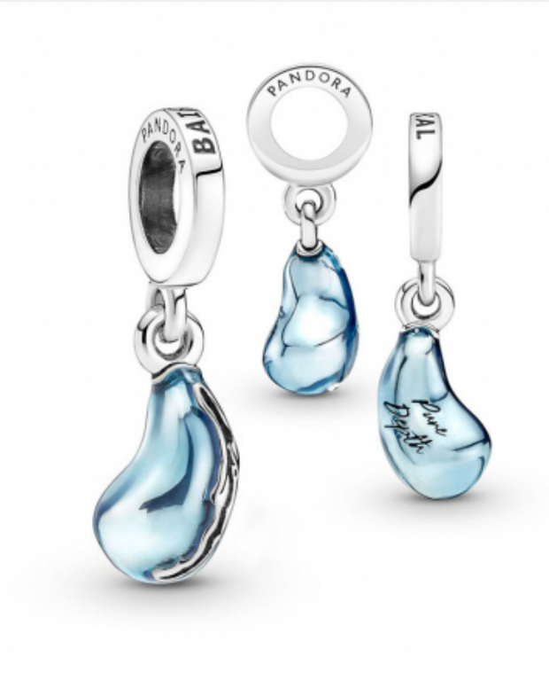 Pandora Moments Lake Baikal Dangle Charm Pendant ALE S925