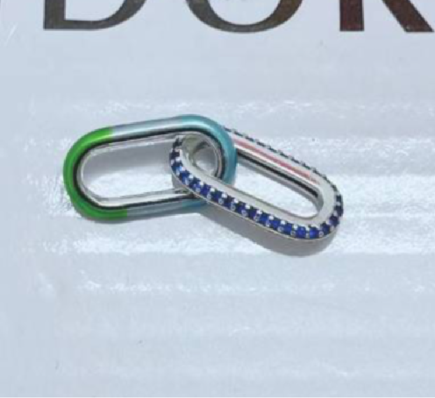 Pandora ME Styling Pavé & Enamel Double Link ALE S925