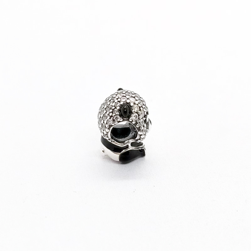 PANDORA 925 Ale Sparkling Crystals Cute Panda Charm