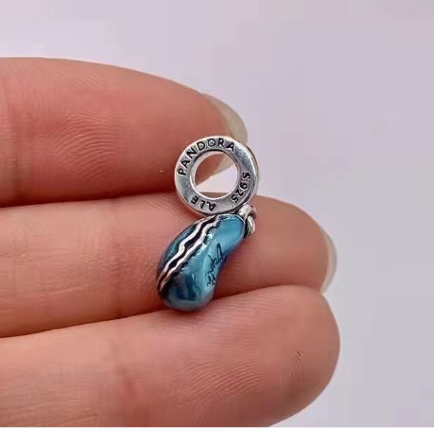 Pandora Moments Lake Baikal Dangle Charm Pendant ALE S925
