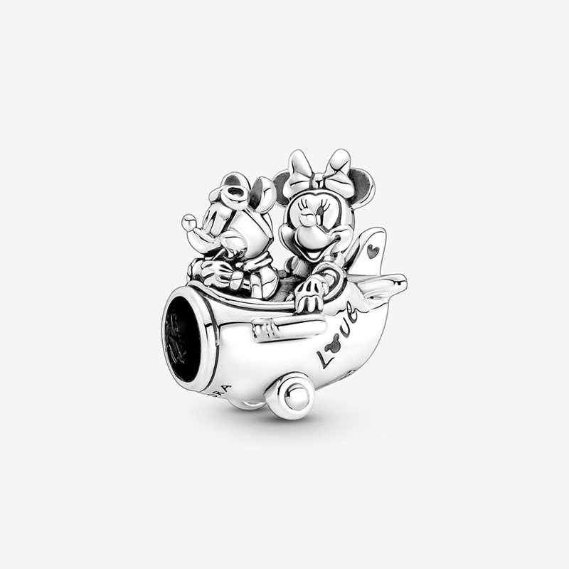 Pandora  Mickey Minnie Airplane Charm ALE S925 Gift Bag 2022