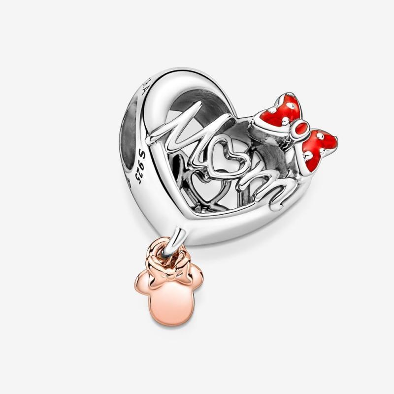 Pandora Sterling Silver ALE 925 Minnie Love Mum Heart