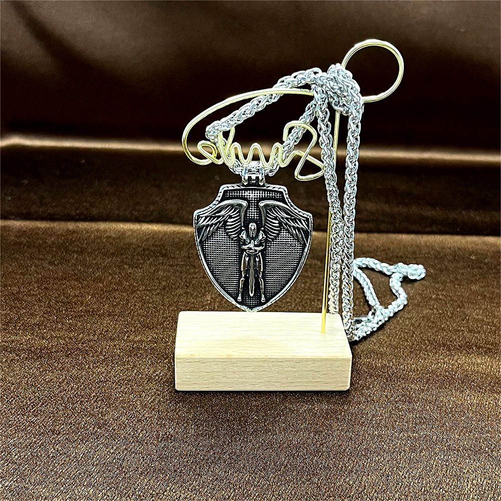 Cross Titanium Steel Pendant Necklace for Men, New Design，gifts for him