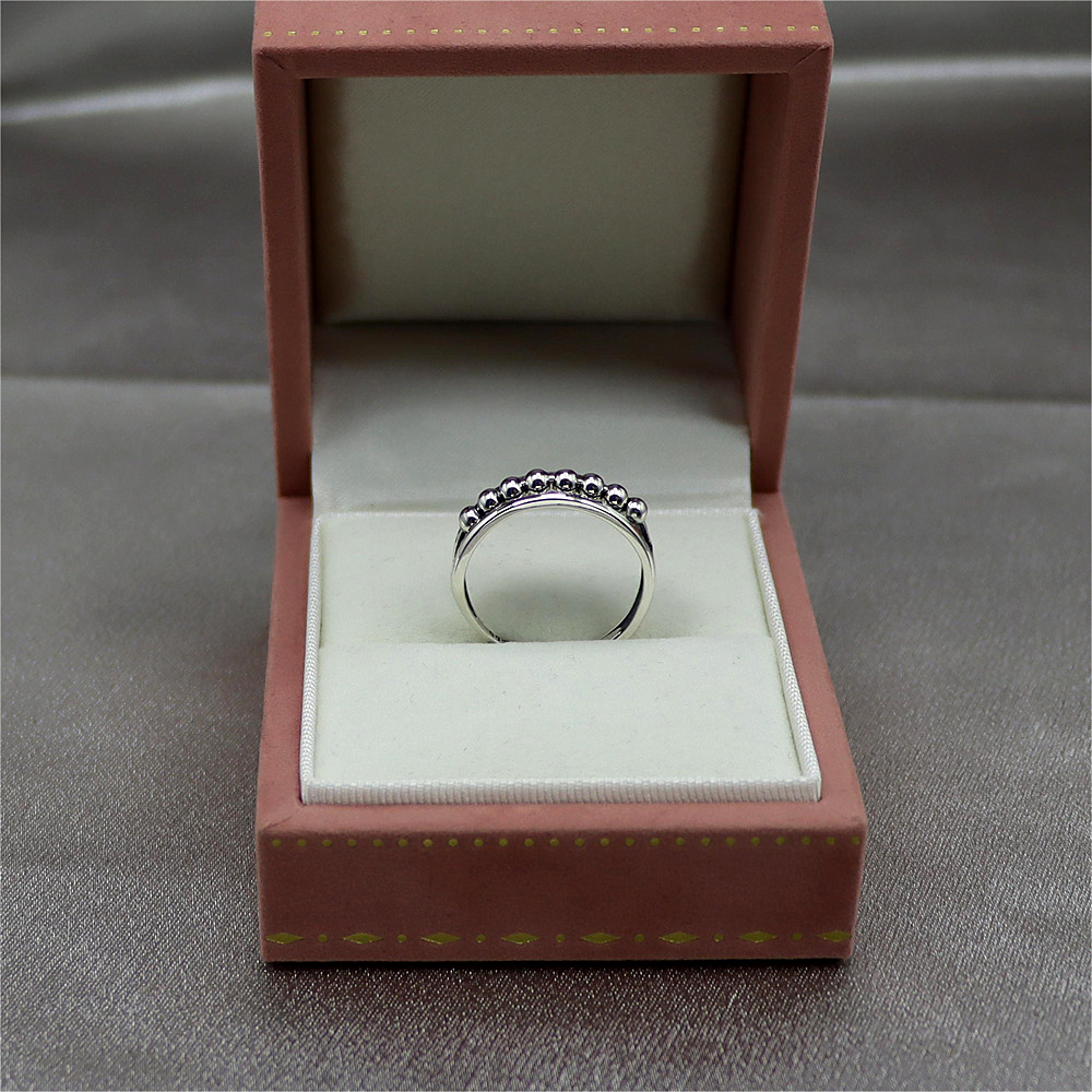 S925 Sterling Silver Adjustable Complex Anxiety Bead Ring Fidget Ring For her For him Gift popular now Graduation gift