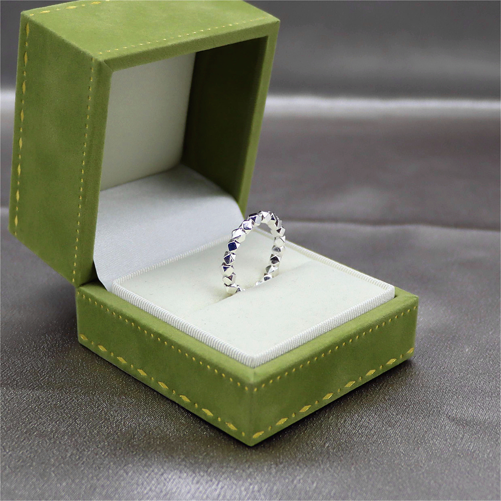 S925 Sterling silver design irregular broken silver ring everything simple trend adjustable ring