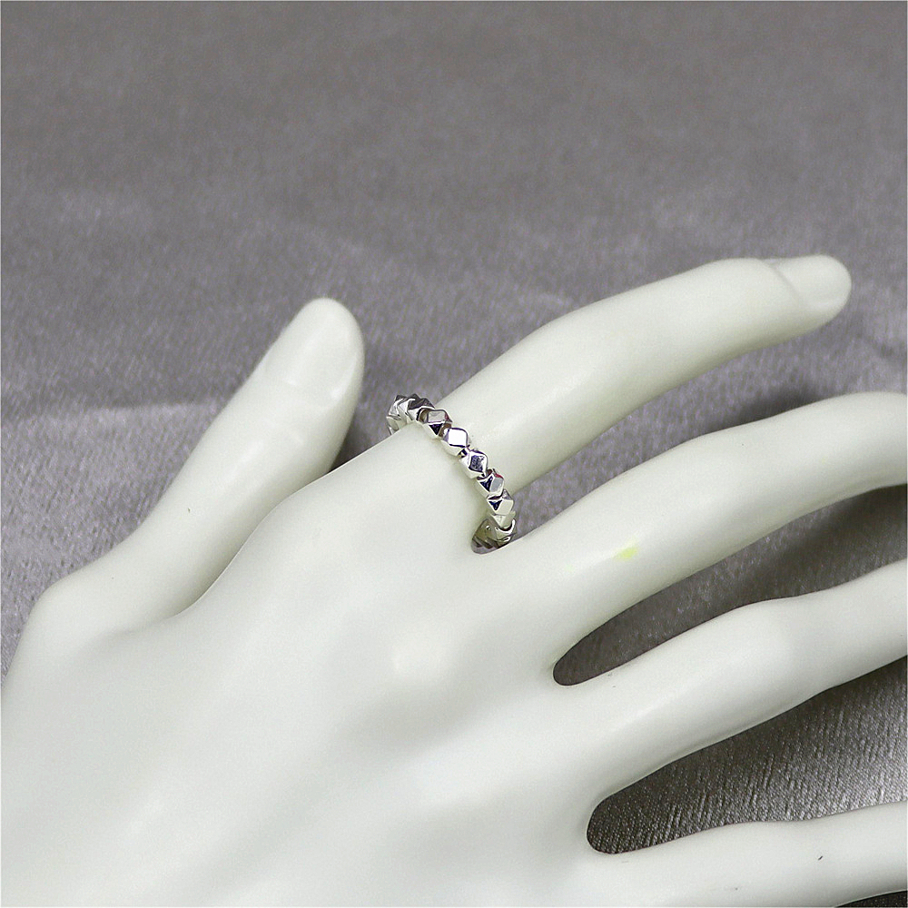 S925 Sterling silver design irregular broken silver ring everything simple trend adjustable ring