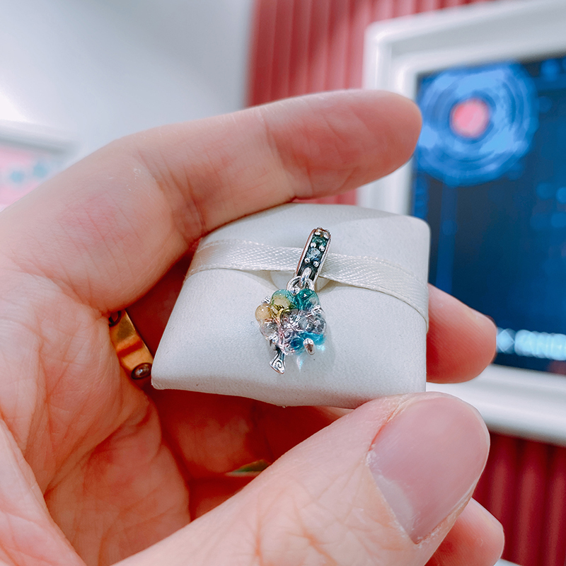 Baum des Zusammenhalts Murano-Glas PANDORA Charm-Anhänger