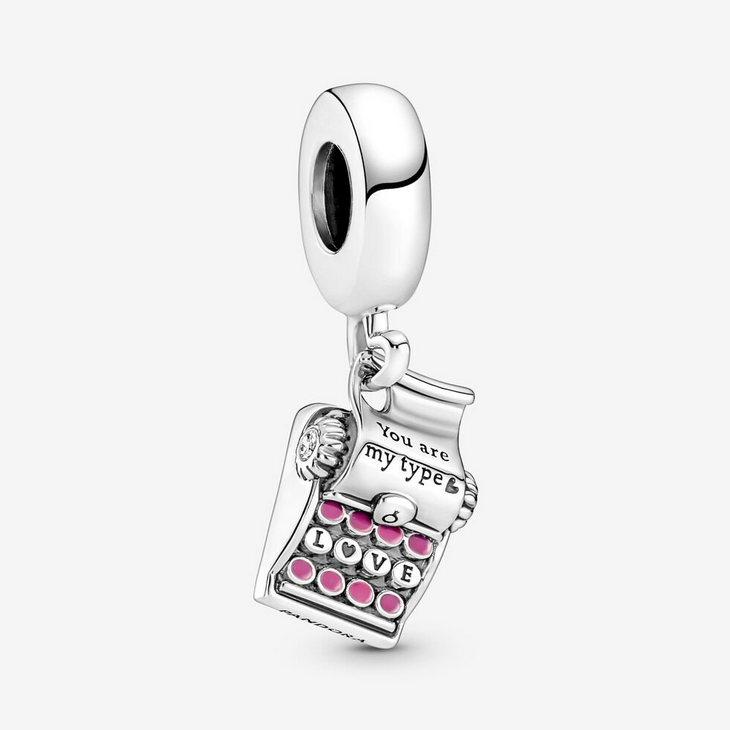 Pandora  Typewriter Dangle Charm S925 ALE