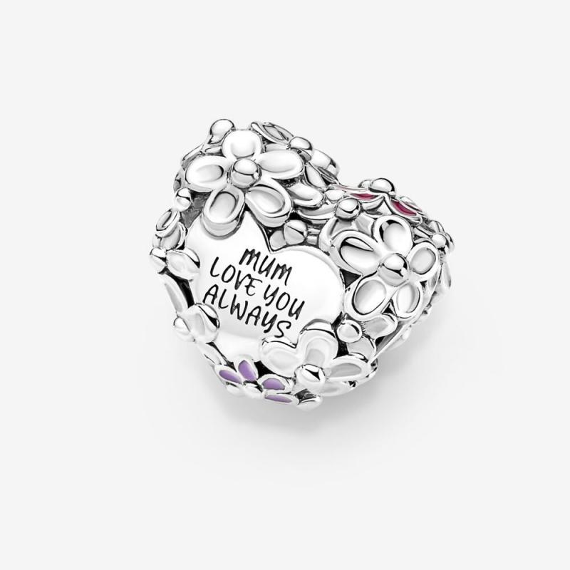 PANDORA Mum Love You Always Heart Charm S925 ALE