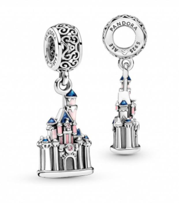 Pandora  Parks land Resorts Castle Dangle Charm  ALE S925