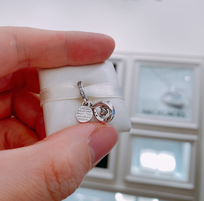 Pandora Mum Infinity Dangle Charm ALE S925 Gift bag